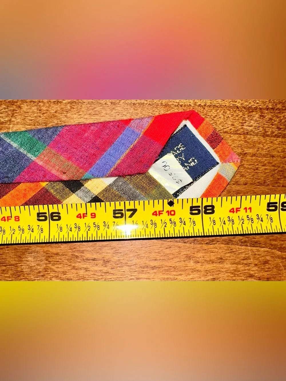 Polo by Ralph Lauren Multicolor Plaid Tie - Red, Blue, Green, Yellow